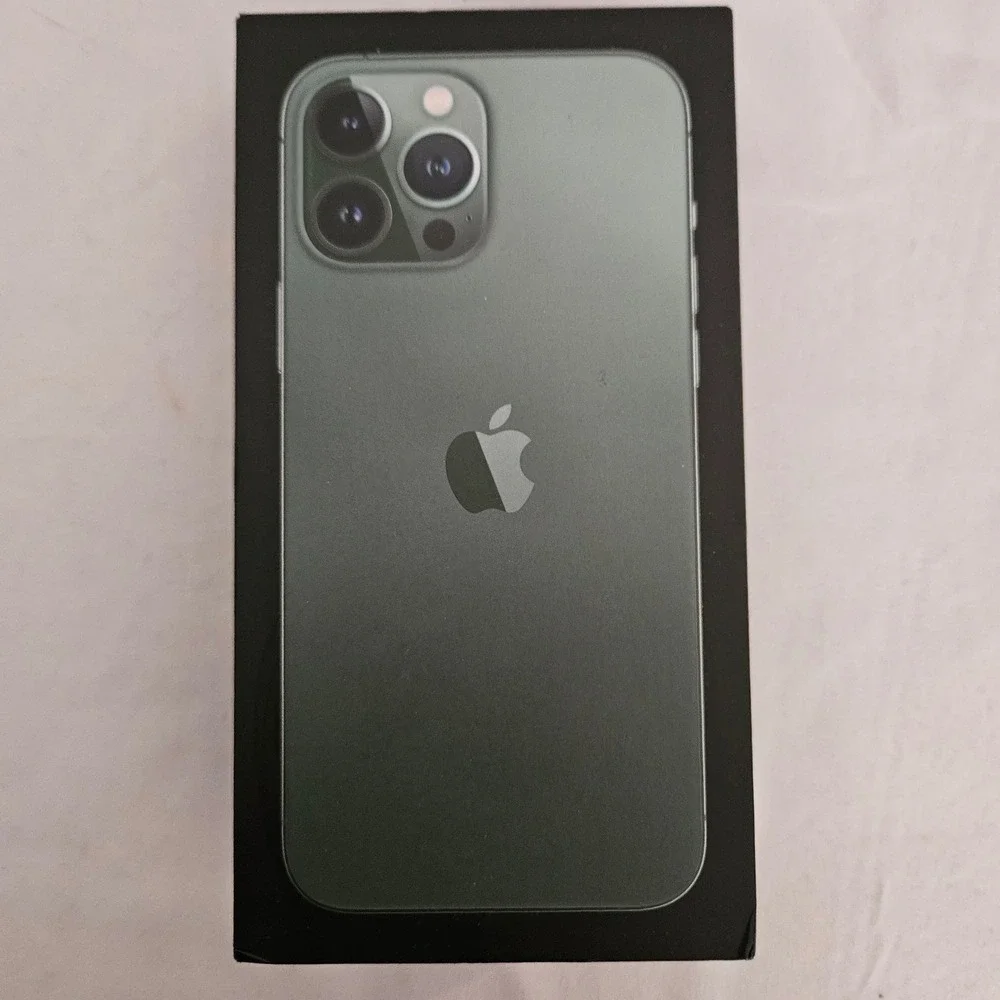 Apple iPhone 13 Pro Max Empty Retail Box, Sierra Green - Display Case